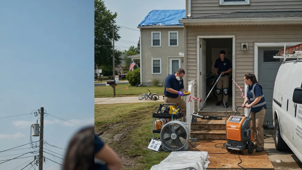 Water Damage Repair in Harrisonville, PA near me